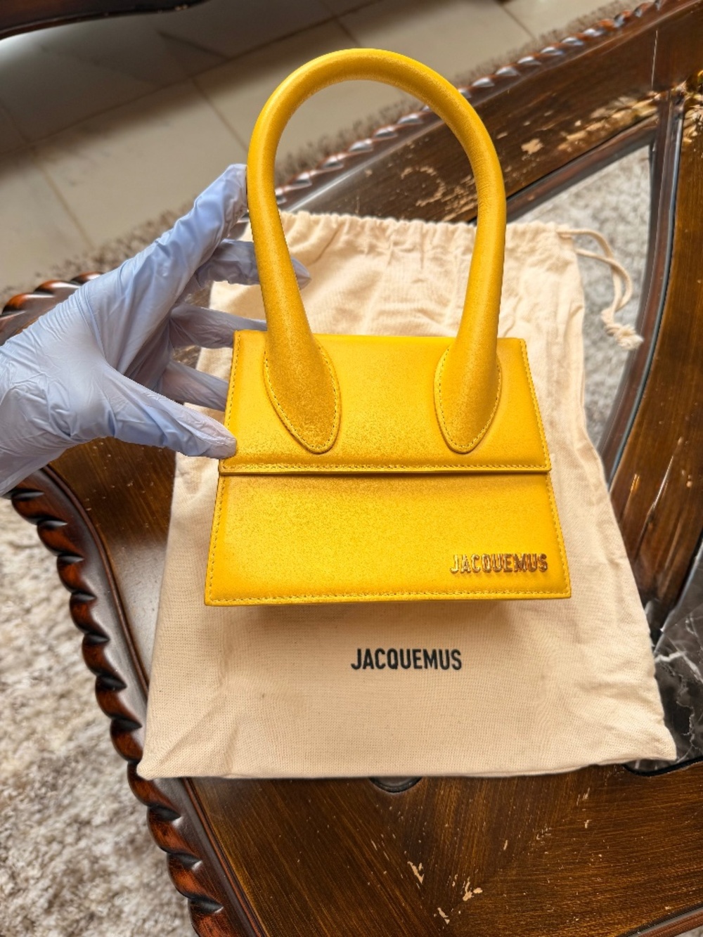JACQUEMUS LE CHIQUITO MOYEN - YELLOW